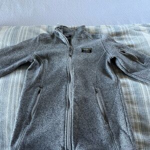 L.L. Bean Kids Heather Gray Fleece Jacket